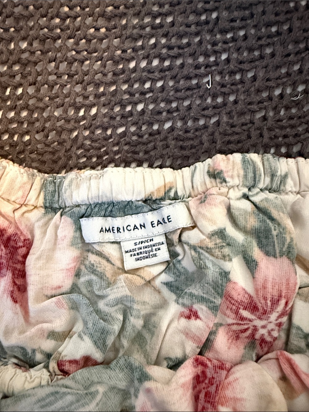 Floral Ruffle Tube Top - Picture 2 of 3